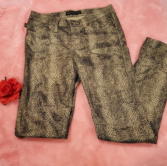 Rock & Republic Denim - R&R metallic snake pants